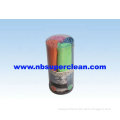 Microfiber Cleaning Cloth PVC Tube Pack 4 Microfiber Cloth